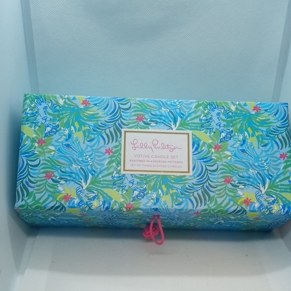 Lilly Pulitzer Other - LILLY PULITZER VOTIVE CANDLE SET